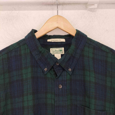 エルエルビーン L.L.Bean チェック柄 ボタンダウンシャツ メンズ import:XXL