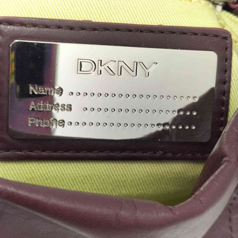 ダナキャランニューヨーク DKNY レザー ハンドバッグ Y2K レディース