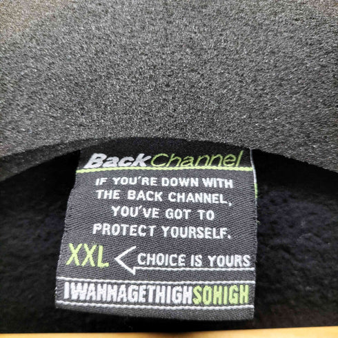 バックチャンネル Back Channel ロゴ刺繍ジップアップパーカー メンズ import:XXL