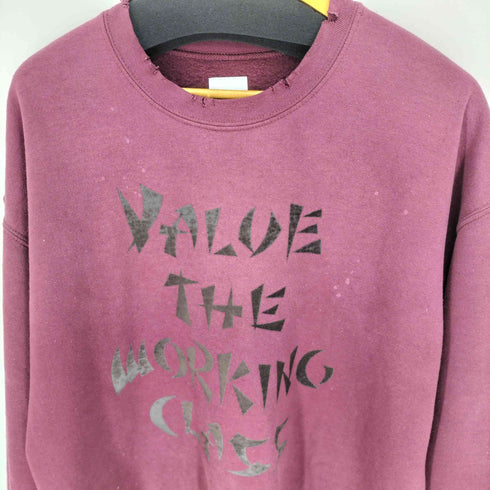 サスクワァッチファブリックス SASQUATCHfabrix. 22AW VALUE THE WORKING CLASS VINTAGE SWEATSHIRT ボロ 襤褸 メンズ JPN:XL