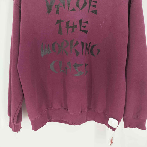 サスクワァッチファブリックス SASQUATCHfabrix. 22AW VALUE THE WORKING CLASS VINTAGE SWEATSHIRT ボロ 襤褸 メンズ JPN:XL