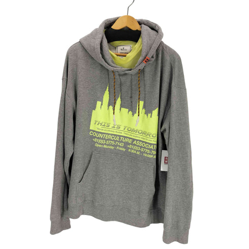 メゾンミハラヤスヒロ Maison MIHARA YASUHIRO 19SS THIS IS TOMORROW LAYERED HOODIE メンズ 48