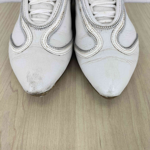 アレキサンダーマックイーン Alexander McQueen ジップデザインローカットレザースニーカー レディース 25
