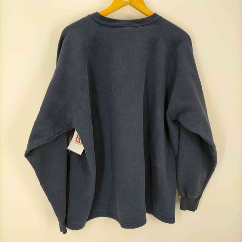 リー Lee cotton blend クロスネック ラグランスリーブ ブランク スウェット メンズ import:XL