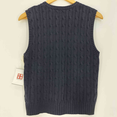 ポロラルフローレン POLO RALPH LAUREN 現行タグ ポニー刺繍 Vネック ニットベスト レディース M 10-12