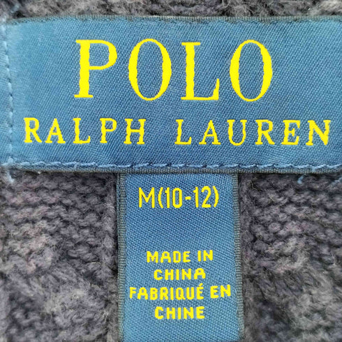 ポロラルフローレン POLO RALPH LAUREN 現行タグ ポニー刺繍 Vネック ニットベスト レディース M 10-12