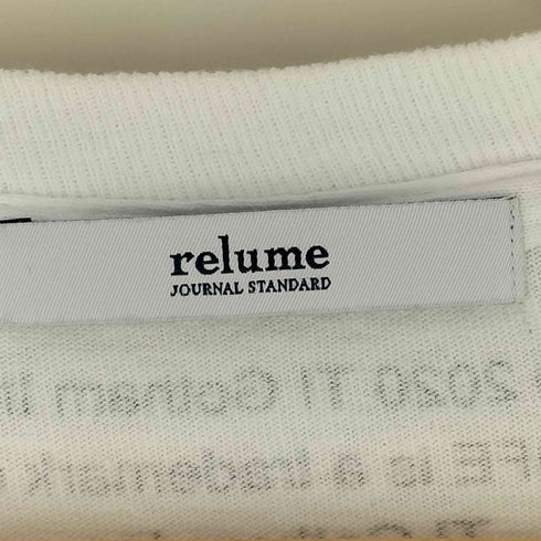 ジャーナルスタンダードレリューム JOURNAL STANDARD relume 別注 LIFE PC フォトT レディース FREE