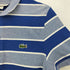 ラコステ LACOSTE ロゴ刺繍 ボーダー 半袖 ポロシャツ メンズ import:XS