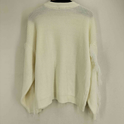 エルノロゼット Ellno Loset フリンジケーブルニット レディース JPN:S