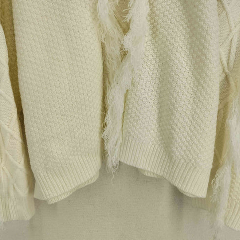 エルノロゼット Ellno Loset フリンジケーブルニット レディース JPN:S