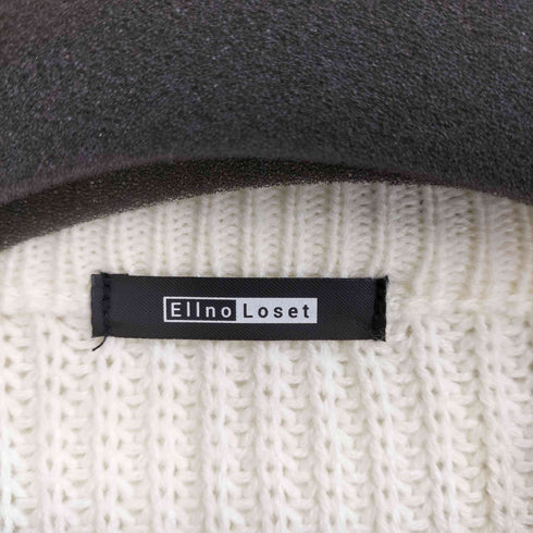 エルノロゼット Ellno Loset フリンジケーブルニット レディース JPN:S