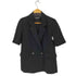 ザラ ZARA ハーフスリーブテーラードジャケット レディース import:S