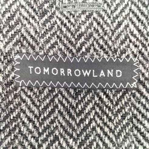トゥモローランド TOMORROWLAND ヘリンボーン 2B テーラードジャケット メンズ JPN:46
