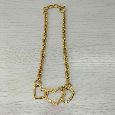 モスキーノ MOSCHINO ハート型 チェーン ネックレス レディース