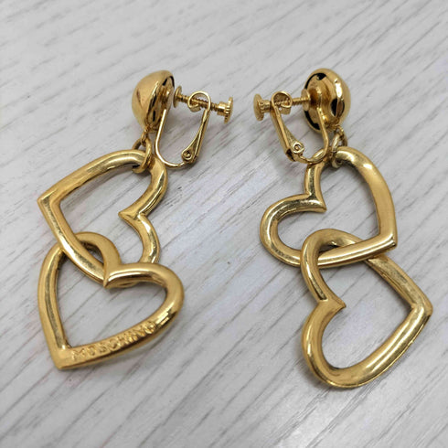 モスキーノ MOSCHINO ハート型 イヤリング レディース