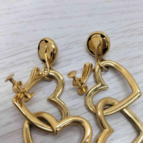 モスキーノ MOSCHINO ハート型 イヤリング レディース