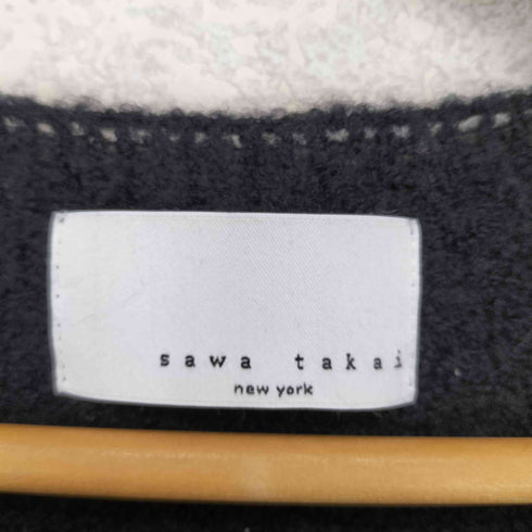 サワタカイ sawa takai シャギー ダメージ加工ノースリーブワンピース レディース S