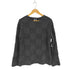 コムデギャルソンオムドゥ COMME des GARCONS HOMME DEUX AD2025 25AW ウール天竺×片畔編み Wool Jersey × Half-Fisher Knit メンズ S