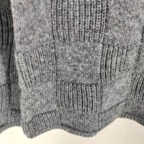 コムデギャルソンオムドゥ COMME des GARCONS HOMME DEUX AD2025 25AW ウール天竺×片畔編み Wool Jersey × Half-Fisher Knit メンズ S