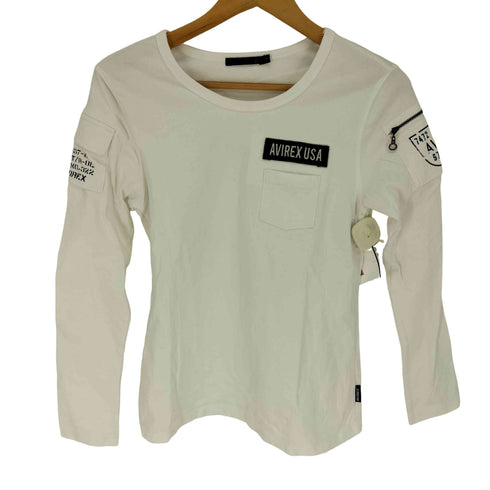 アヴィレックス AVIREX 袖ポケット クルーネックカットソー メンズ JPN:S