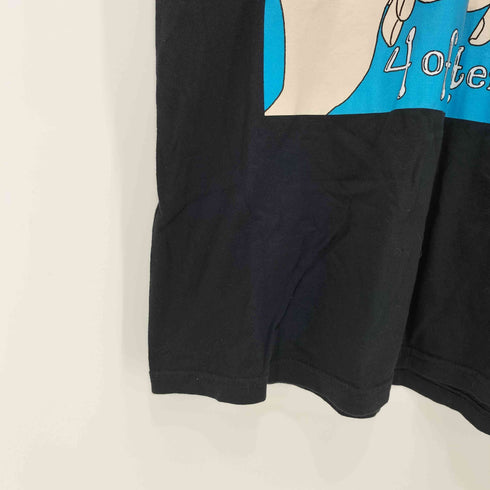4 of a Utena ブレイクコア アイドル スラッシュメタル ハードコア バンド サンプリング アートワーク プリント S/S Tシャツ メンズ JPN:L