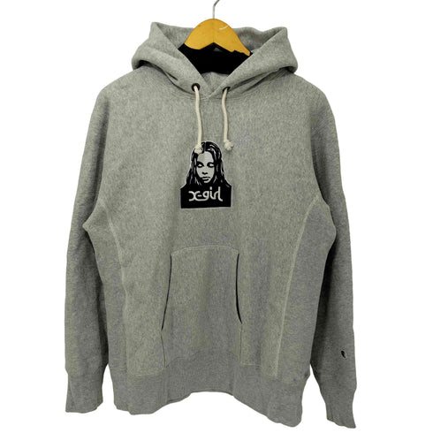 エックスガール X-girl REVERSE WEAVE リバースウィーブ パーカー レディース JPN:M