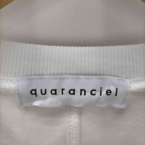 25SS quaranciel 洗濯機可能 ライト ポンチ ハーフスリーブ ドロスト ルーズ TEE レディース FREE