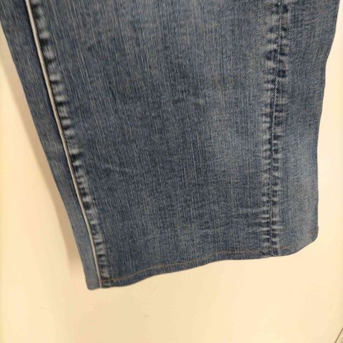 Sweet Camel ウエストリブ ワイド フレアー デニム パンツ レディース JPN:M