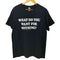 ブラックメタル ムービー メッセージ プリント S/S Tシャツ メンズ import:L
