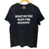 ブラックメタル ムービー メッセージ プリント S/S Tシャツ メンズ import:L