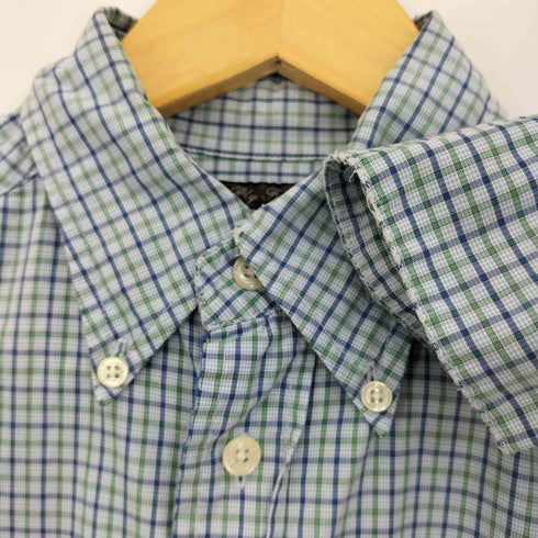 バナナリパブリック BANANA REPUBLIC 90s 2-ply fabric ギンガムチェック ボタンダウンシャツ メンズ import:S
