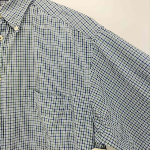バナナリパブリック BANANA REPUBLIC 90s 2-ply fabric ギンガムチェック ボタンダウンシャツ メンズ import:S