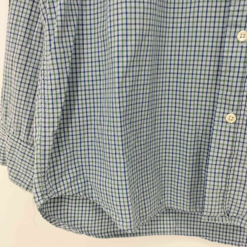 バナナリパブリック BANANA REPUBLIC 90s 2-ply fabric ギンガムチェック ボタンダウンシャツ メンズ import:S