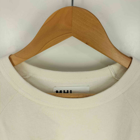 エムエイチエル MHL. GARMENT DYE COTTON JERSEY ラグランTシャツ 五分袖 メンズ JPN:L