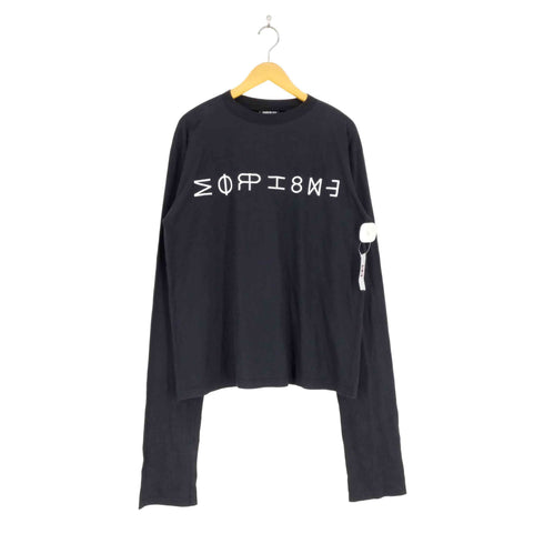 MORPH8NE フロント刺繍クルーネックLS TEE cool メンズ L