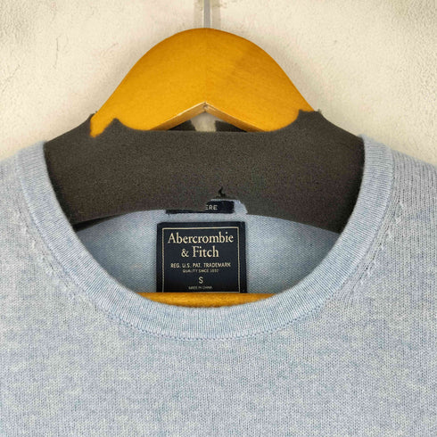 アバクロンビーアンドフィッチ Abercrombie & Fitch CASHMERE 100% 刺繍ロゴ カシミヤ ニット レディース import:S