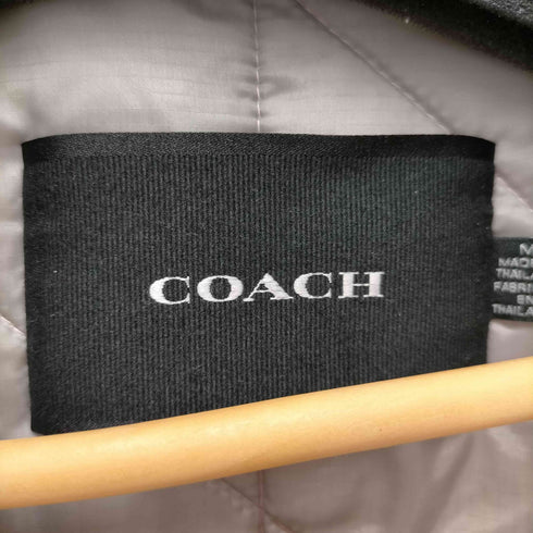 コーチ COACH 25AW キルテッド ブルゾン フーディー レディース import:M