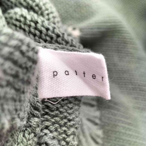 PATTE RNTOTSO 袖レース コットンニット レディース FREE