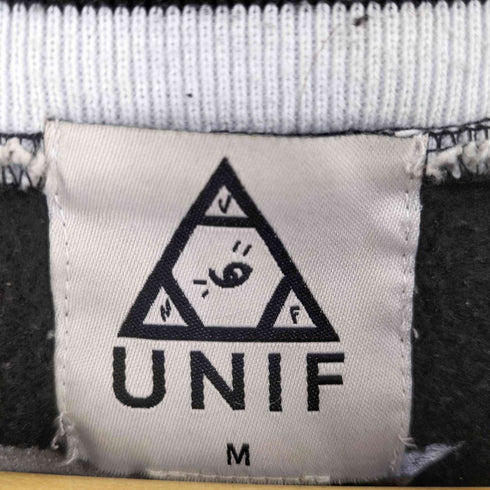 ユニフ UNIF 刺繍入り スウェットトップス メンズ import:M