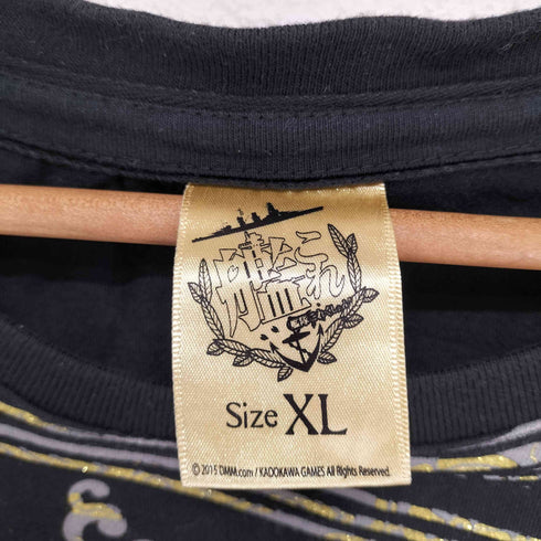 和柄 桜 アニメプリントTシャツ メンズ JPN:XL