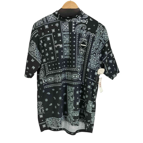 エフシーレアルブリストル F.C.Real Bristol 23SS バンダナ柄 ゴルフモックネック メンズ import:XL