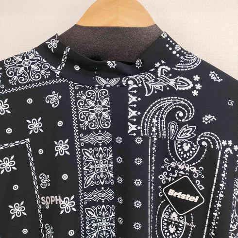 エフシーレアルブリストル F.C.Real Bristol 23SS バンダナ柄 ゴルフモックネック メンズ import:XL