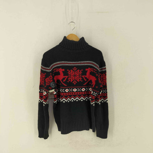 ポロラルフローレン POLO RALPH LAUREN コットン カシミヤ ノルディック タートルネックセーター メンズ S