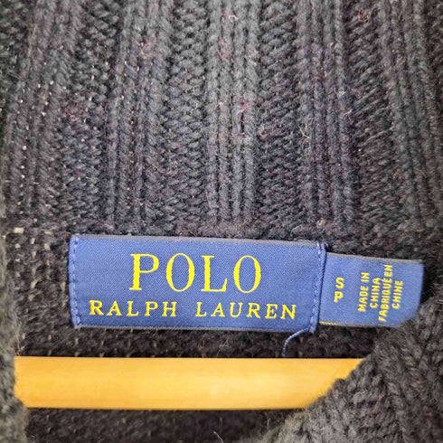ポロラルフローレン POLO RALPH LAUREN コットン カシミヤ ノルディック タートルネックセーター メンズ S