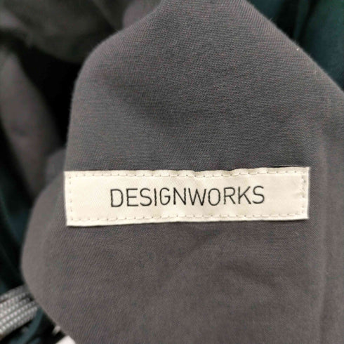 デザインワークス DESIGNWORKS ウールサテン ピンタック パンツ メンズ JPN:48