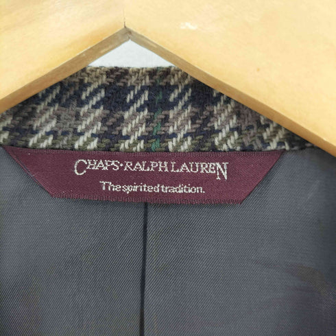 チャップスラルフローレン CHAPS RALPH LAUREN 90S ラムウール チェック柄 2B ジャケット メンズ 96 86 170