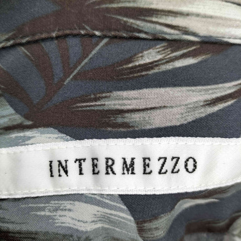 インターメッツォ INTERMEZZO 開襟 総柄 アロハシャツ メンズ 2L