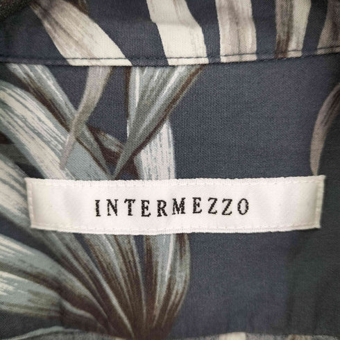 インターメッツォ INTERMEZZO 開襟 総柄 アロハシャツ メンズ 2L