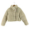ザラ ZARA フェイクボア パフアノラック FAUX SHEARLING QUILTED ANORAK レディース XL