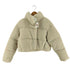 ザラ ZARA フェイクボア パフアノラック FAUX SHEARLING QUILTED ANORAK レディース XL